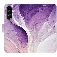 iSaprio Flip Case Purple Paint for Samsung Galaxy A36 - Phone Case