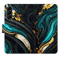 iSaprio Flip pouzdro Dark Paint pro Samsung Galaxy A56 - Phone Case