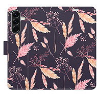 iSaprio Flip case Ornamental Flowers 02 for Samsung Galaxy A56 - Phone Case