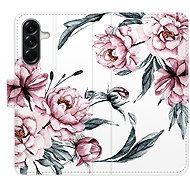 iSaprio Flip Case Pink Flowers for Samsung Galaxy A56 - Phone Case