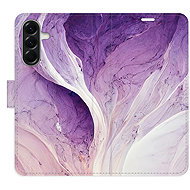 iSaprio Flip Case Purple Paint for Samsung Galaxy A56 - Phone Case