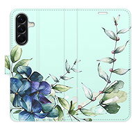 iSaprio Flip Case Blue Flowers for Samsung Galaxy A56 - Phone Case