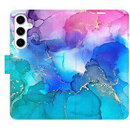 iSaprio Flip Case BluePink Paint for Samsung Galaxy S24 FE - Phone Case