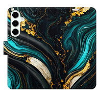 iSaprio Flip case Dark Paint for Samsung Galaxy S24 FE - Phone Case