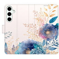 iSaprio Flip case Ornamental Flowers 03 for Samsung Galaxy S24 FE - Phone Case