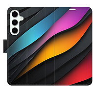 iSaprio Flip Case colour Waves for Samsung Galaxy S24 FE - Phone Case