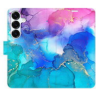 iSaprio Flip Case BluePink Paint for Samsung Galaxy S25 - Phone Case