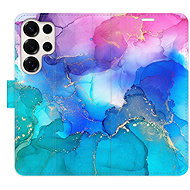 iSaprio Flip Case BluePink Paint for Samsung Galaxy S25 Ultra - Phone Case