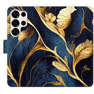 iSaprio Flip Case GoldBlue for Samsung Galaxy S25 Ultra - Phone Case