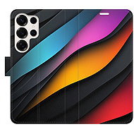 iSaprio Flip Case colour Waves for Samsung Galaxy S25 Ultra - Phone Case