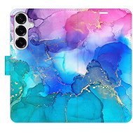 iSaprio Flip Case BluePink Paint for Samsung Galaxy S25+ - Phone Case