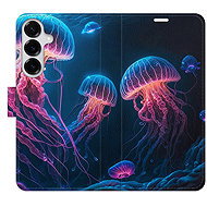iSaprio Flip case Jellyfish for Samsung Galaxy S25+ - Phone Case