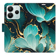 iSaprio Flip case Blue Flowers 02 for Xiaomi Redmi Note 14 5G - Phone Case