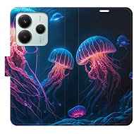 iSaprio Flip case Jellyfish for Xiaomi Redmi Note 14 5G - Phone Case