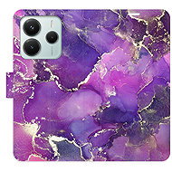 iSaprio Flip pouzdro Purple Marble pro Xiaomi Redmi Note 14 5G - Phone Case