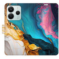 iSaprio Flip case Colourful Marble for Xiaomi Redmi Note 14 5G - Phone Case