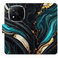 iSaprio Flip case Dark Paint for Xiaomi Redmi Note 14 Pro 5G/14 Pro+ 5G - Phone Case