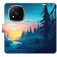 iSaprio Flip case Magical Landscape for Xiaomi Redmi Note 14 Pro 5G/14 Pro+ 5G - Phone Case