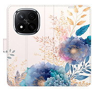 iSaprio Flip case Ornamental Flowers 03 for Xiaomi Redmi Note 14 Pro 5G/14 Pro+ 5G - Phone Case