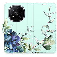 iSaprio Flip case Blue Flowers for Xiaomi Redmi Note 14 Pro 5G/14 Pro+ 5G - Phone Case