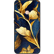 iSaprio Glossy case Gold Leaves - Huawei P20 Lite - Phone Cover