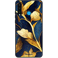iSaprio Glossy case Gold Leaves - Huawei P30 Lite - Phone Cover