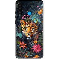 iSaprio Glossy case Flower Jaguar - Huawei P30 Lite - Phone Cover