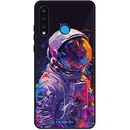 iSaprio Glossy Neon Astronaut Case - Huawei P30 Lite - Phone Cover