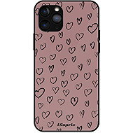 iSaprio Glossy Heart Dark Case - iPhone 11 Pro - Phone Cover