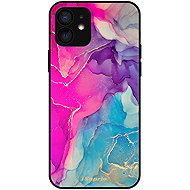 iSaprio Lesklé pouzdro Purple Ink - iPhone 12 - Phone Cover