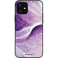 iSaprio Lesklé pouzdro Purple Paint 10 - iPhone 12 - Phone Cover
