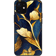 iSaprio Lesklé pouzdro Gold Leaves - iPhone 12 mini - Phone Cover
