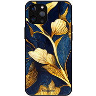 iSaprio Lesklé pouzdro Gold Leaves - iPhone 12 Pro - Phone Cover