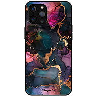 iSaprio Lesklé pouzdro Dark Marble 10 - iPhone 12 Pro - Phone Cover