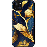 iSaprio Glossy Gold Leaves Case - iPhone 13 - Phone Cover