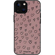 iSaprio Lesklé pouzdro Heart Dark - iPhone 13 mini - Phone Cover