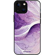 iSaprio Lesklé pouzdro Purple Paint 10 - iPhone 13 mini - Phone Cover