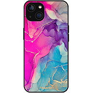 iSaprio Lesklé pouzdro Purple Ink - iPhone 14 - Phone Cover