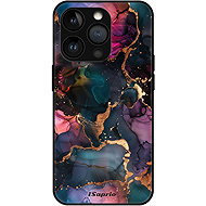 iSaprio Lesklé pouzdro Dark Marble 10 - iPhone 14 Pro - Phone Cover