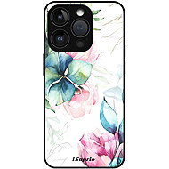 iSaprio Lesklé pouzdro Flower Art 01 - iPhone 15 Pro - Phone Cover