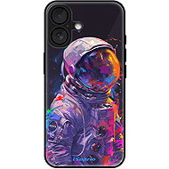 iSaprio Lesklé pouzdro Neon Astronaut - iPhone 16 - Phone Cover