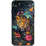 iSaprio Glossy Flower Jaguar Case - iPhone 7/8/SE 2020/SE 2022 - Phone Cover