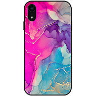 iSaprio Lesklé pouzdro Purple Ink - iPhone XR - Phone Cover