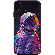 iSaprio Glossy Neon Astronaut Case - iPhone XR - Phone Cover
