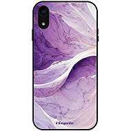 iSaprio Lesklé pouzdro Purple Paint 10 - iPhone XR - Phone Cover