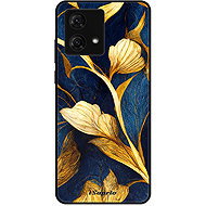 iSaprio Lesklé pouzdro Gold Leaves - Motorola Moto G84 - Phone Cover