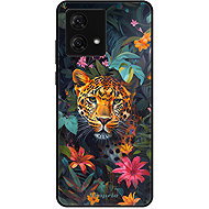 iSaprio Glossy case Flower Jaguar - Motorola Moto G84 - Phone Cover