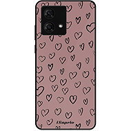 iSaprio Glossy case Heart Dark - Motorola Moto G84 - Phone Cover