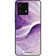 iSaprio Glossy Case Purple Paint 10 - Motorola Moto G84 - Phone Cover