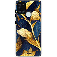 iSaprio Glossy case Gold Leaves - Samsung Galaxy A21s - Phone Cover